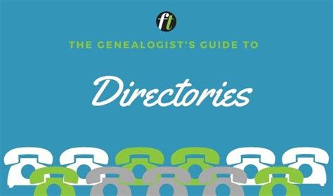 book of the names and addresses of people living in a city|The Genealogist’s Guide to Directories .